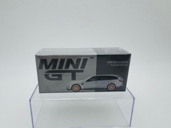 MINI GT 1:64 BMW M3 COMPETITION TOURING BROOKLIN GRAY  NOVEDAD