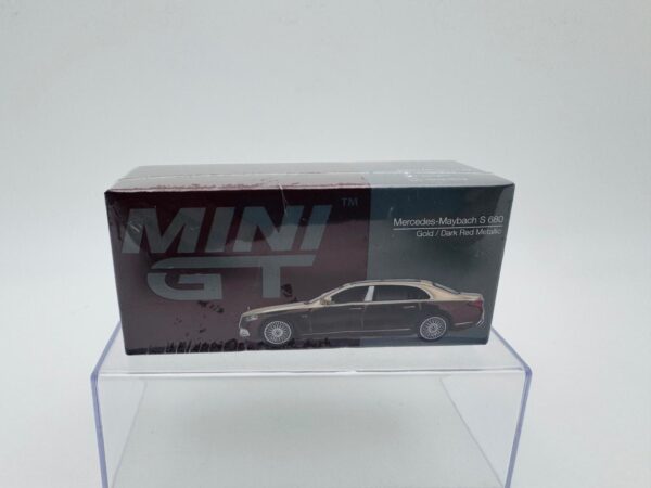 MINI GT 1:64 MAYBACH S 680 GOLD DAR METALLIC  NOVEDAD