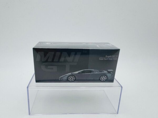 MINI GT 1:64 BUGATTI EB110 SUPER SPORT GRIGIO SCURO  NOVEDAD