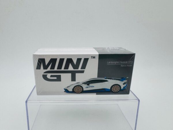 MINI GT 1:64 LAMBORGHINI HURACAN STO BIANCO ASOPO  NOVEDAD
