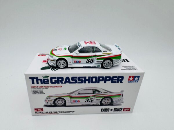 MINI GT 1:64 NISSAN SKYLINE GTR R34 THE GRASSHOPPER  167   NOVEDAD