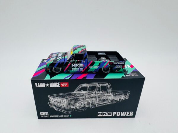 MINI GT 1:64 CHEVROLET SILVERADO KAIDO HKS V1 174  NOVEDAD