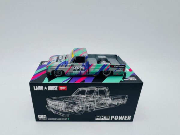 MINI GT 1:64 CHEVROLET SILVERADO KAIDO HKS V1 174  CHASE  NOVEDAD