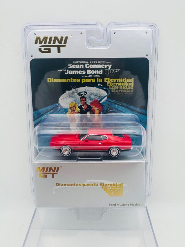 MINI GT 1:64 FORD MUSTANG MACH 1 OO7 DIAMANTES PARA LA ETERNIDAD  NOVEDAD