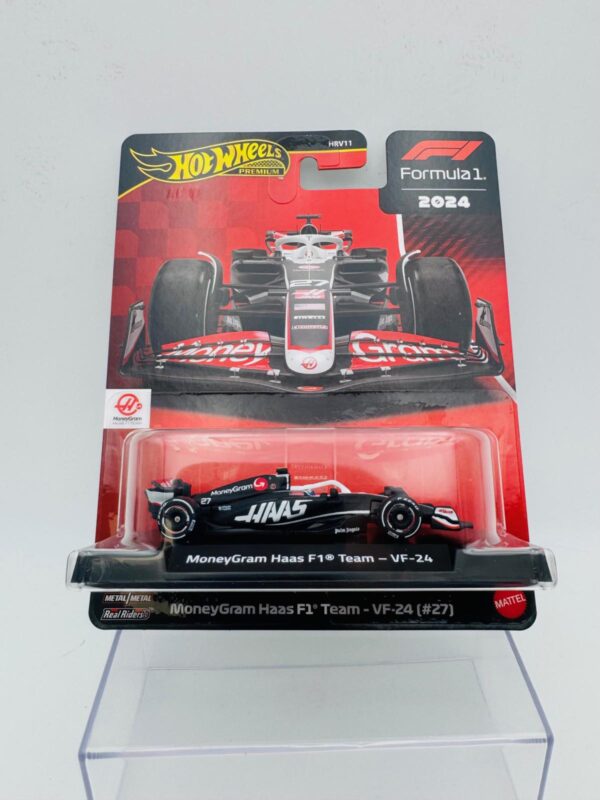 HOTWHEELS 1:64 FORMULA 1 MONEYGRAM HAAS VF-24 Nº27