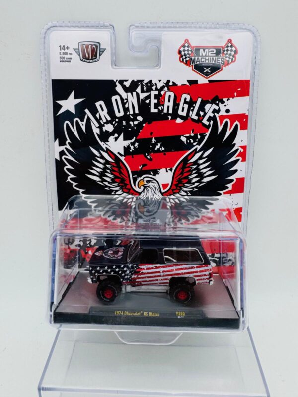 M2 MACHINES 1:64 CHEVROLET K5 BLAZER 1974 IRON EAGLE