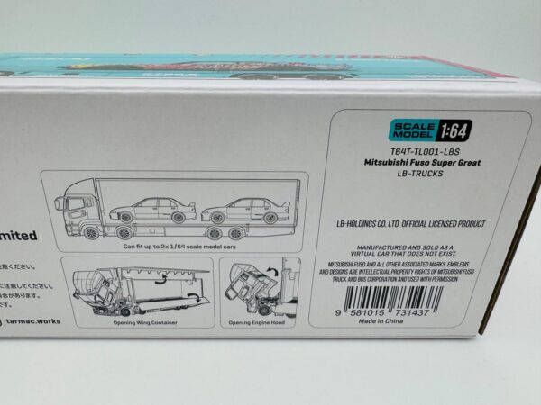 TARMAC WORKS 1:64 MITSUBISHI FUSO LIBERTY WALK - Imagen 5
