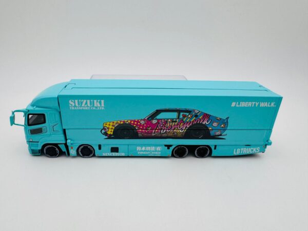TARMAC WORKS 1:64 MITSUBISHI FUSO LIBERTY WALK - Imagen 2