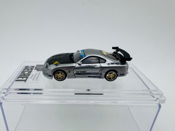 BMC 1:64 TOYOTA SUPRA TOP SECRET SILVER MIAS 20TH EDITION - Imagen 3