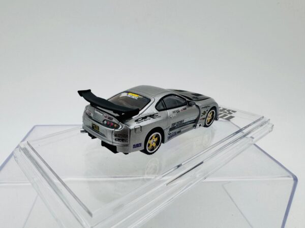 BMC 1:64 TOYOTA SUPRA TOP SECRET SILVER MIAS 20TH EDITION - Imagen 4
