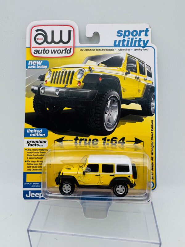 AUTO WORLD 1:64 JEEK JK WRANGLER CHIEF EDITION 2017