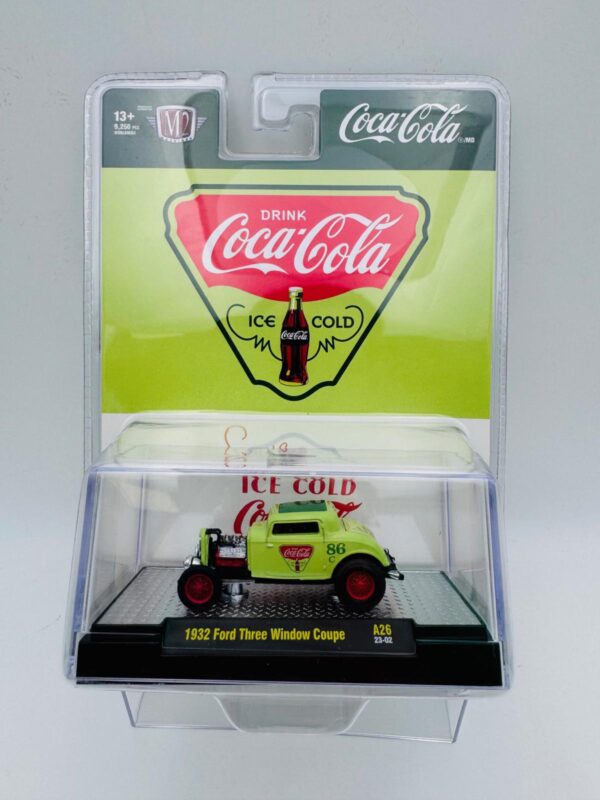 M2 MACHINES 1:64 FORD THREE WINDOW COUPE 1932 COCA COLA