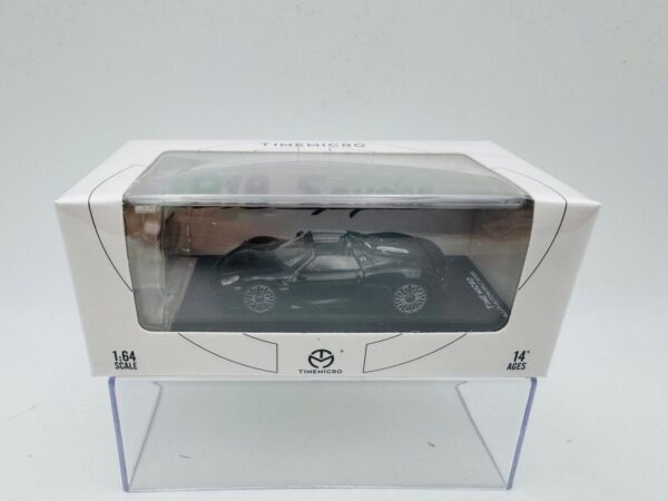 TIME MODEL 1:64 PORSCHE 918 BLACK