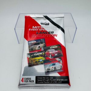 TARMAC WORKS 1:64 SOBRE CARDS MITSUBISHI EVENT SPECIAL VOL. 1