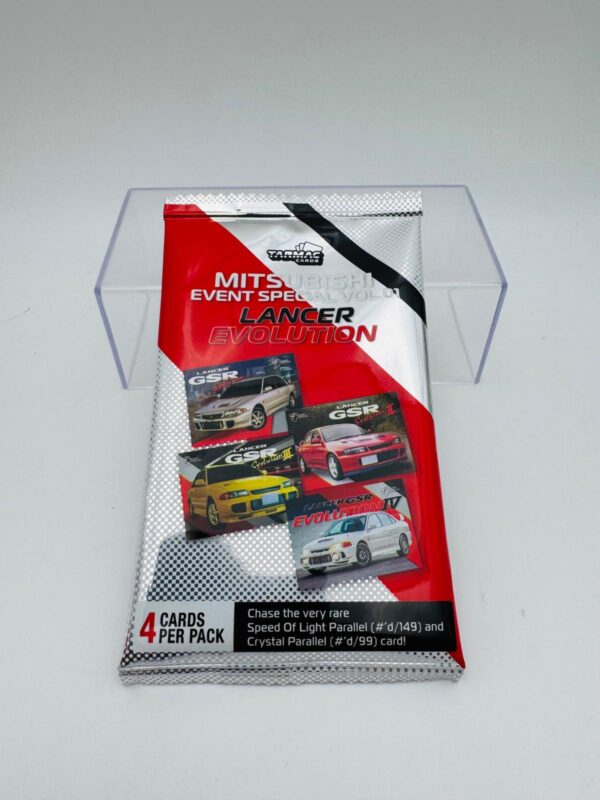 TARMAC WORKS 1:64 SOBRE CARDS MITSUBISHI EVENT SPECIAL VOL. 1