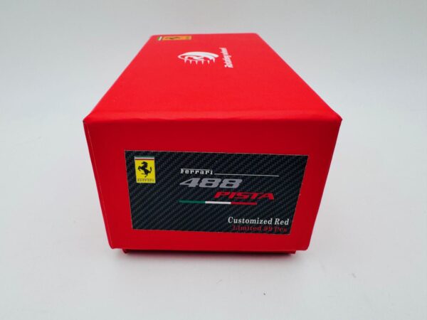 ROTARING WHEEL 1:64 FERRARI 488 PISTA CUSTOMIZED RED - Imagen 6