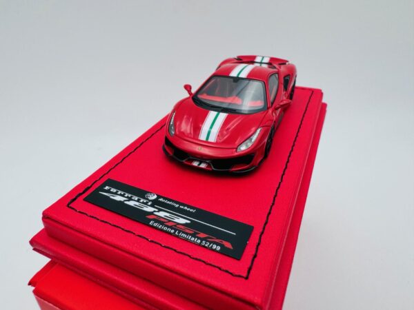 ROTARING WHEEL 1:64 FERRARI 488 PISTA CUSTOMIZED RED - Imagen 3