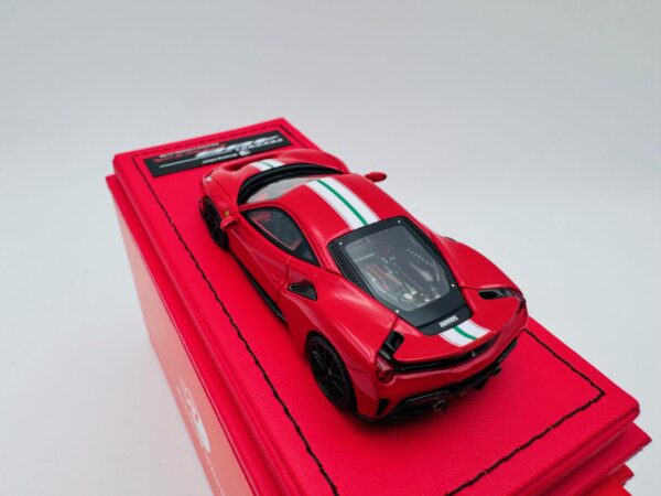 ROTARING WHEEL 1:64 FERRARI 488 PISTA CUSTOMIZED RED - Imagen 5
