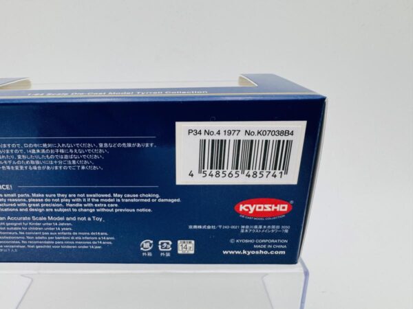 KYOSHO 1:64 TYRRELL P34 NO.4 1977 - Imagen 3