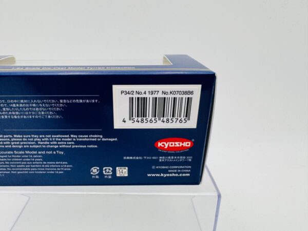 KYOSHO 1:64 TYRRELL P34/2  NO.4 1977 - Imagen 3