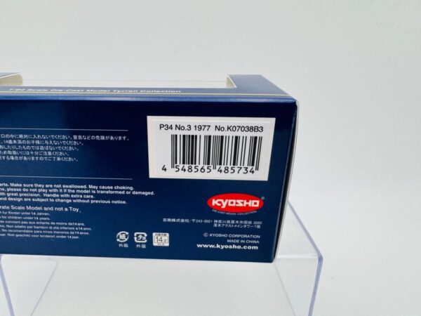 KYOSHO 1:64 TYRRELL P34  NO.3 1977 - Imagen 3