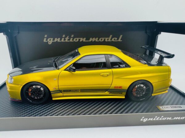 IGNITION MODEL 1:18 NISSAN TOP SECRET 34GTR GOLD  3640