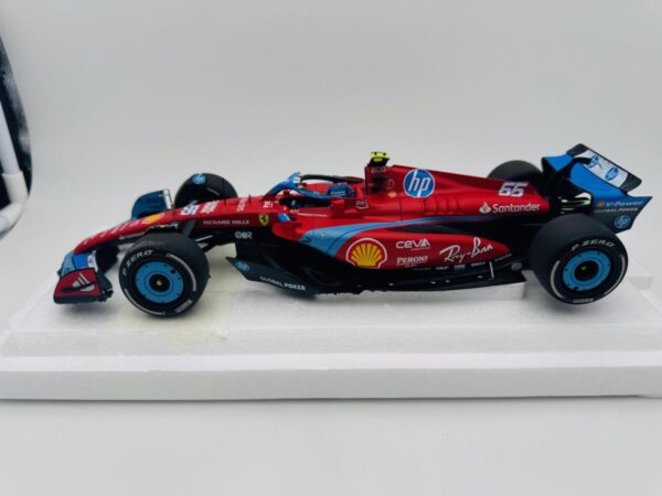 BBR 1:18 FERRARI SF-24 MIAMI GRAND PRIX 2024 CARLOS SAINZ