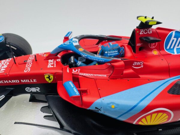 BBR 1:18 FERRARI SF-24 MIAMI GRAND PRIX 2024 CARLOS SAINZ - Imagen 2