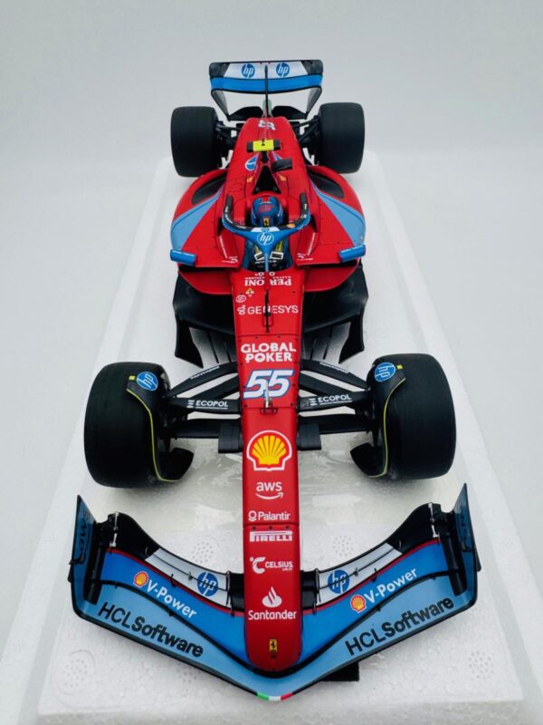 BBR 1:18 FERRARI SF-24 MIAMI GRAND PRIX 2024 CARLOS SAINZ - Imagen 4