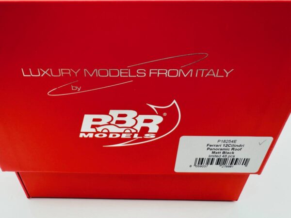 BBR 1:18 FERRARI 12CILINDRI PANORAMIC ROOF MATT BLACK  UNIT 29 DE 48 - Imagen 8