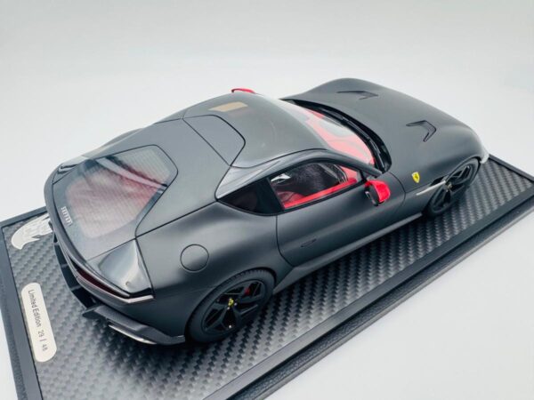 BBR 1:18 FERRARI 12CILINDRI PANORAMIC ROOF MATT BLACK  UNIT 29 DE 48 - Imagen 7