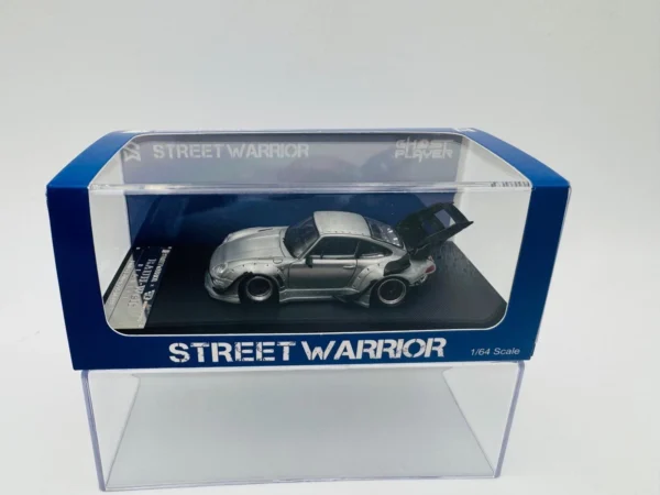 STREET WEAPON 1:64 PORCHE RWB 993 RAW VANSHED ALLOY COLOR