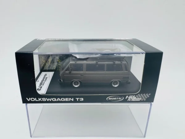 MORTAL 1:64 VW T3 LOWSIDE BBS MATTE GRAY - Imagen 2