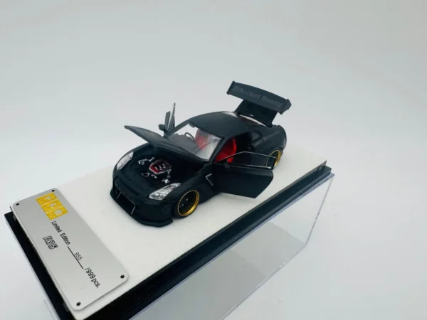 PGM 1:64 NISSAN ROCKET BUNNY R35 MATTE BLACK