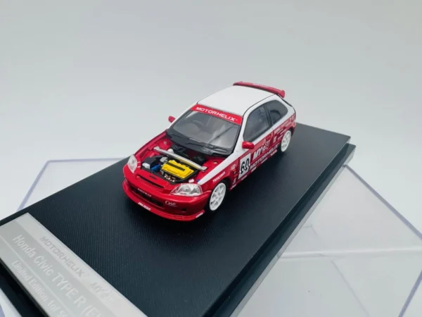 MOTORHELIX 1:64 HONDA CIVIC FK9 RED - Imagen 3