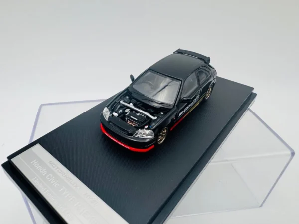 MOTORHELIX 1:64 HONDA CIVIC FK9 BLACK - Imagen 3