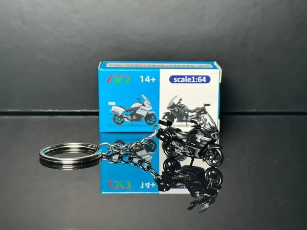 LLAVERO BMW POLICE KEYCHAIN BLACK – Image 2