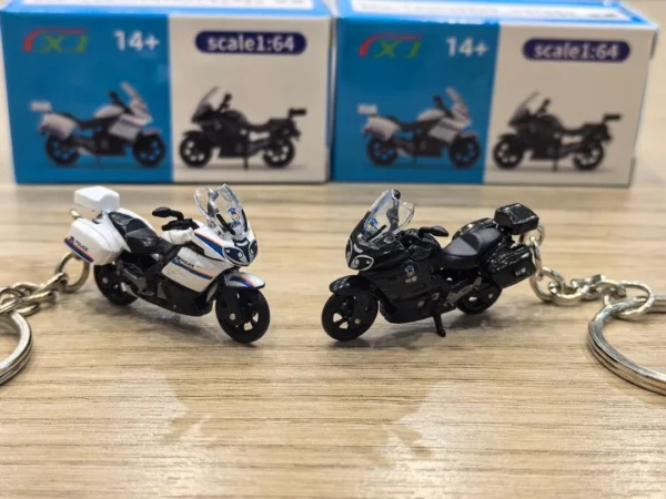 LLAVERO BMW POLICE KEYCHAIN BLACK