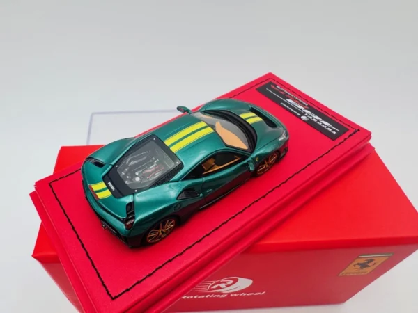 ROTATING WHEEL 1:64 FERRARI 488 PISTA GREEN – Bild 5