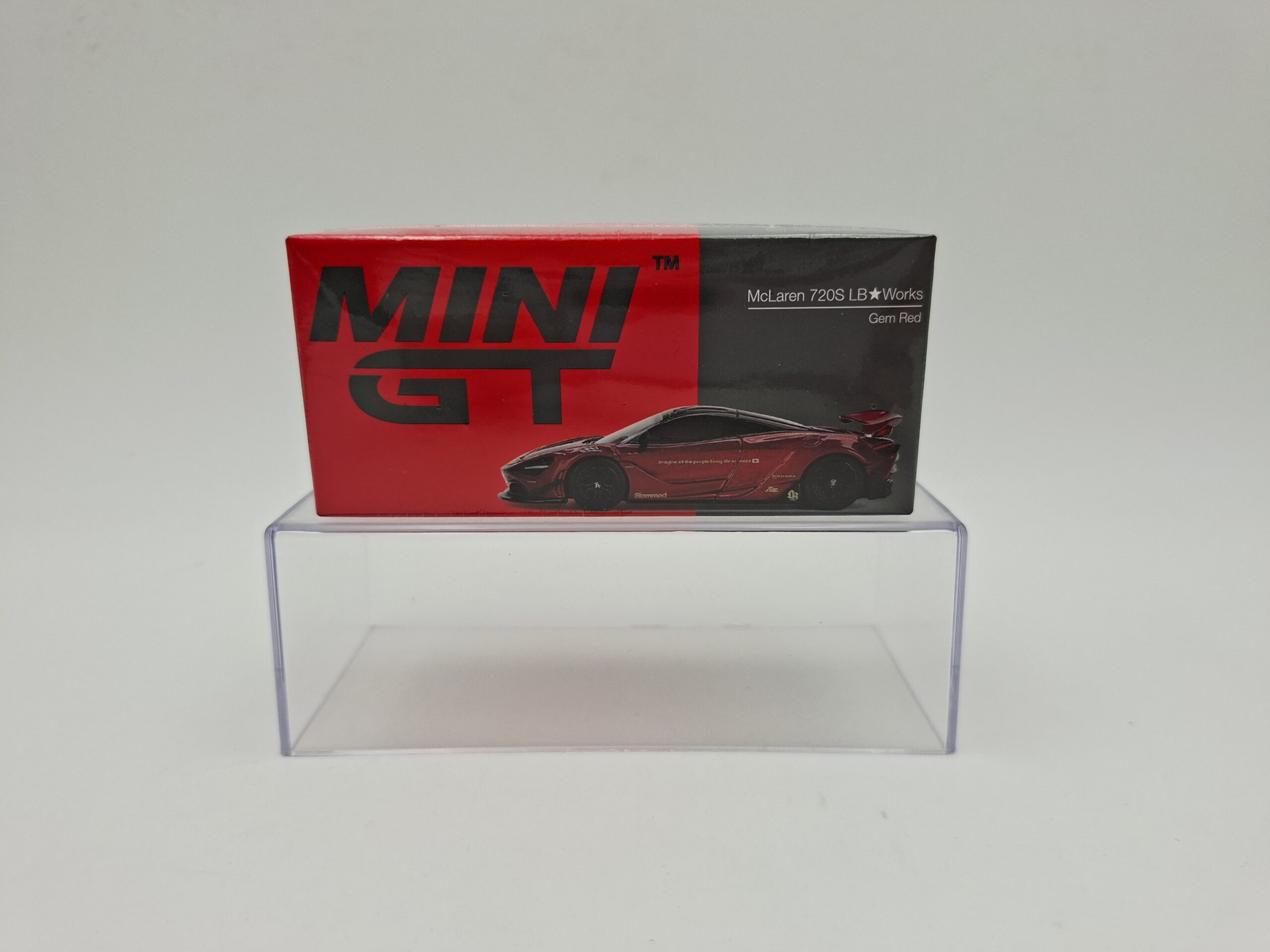 MINI GT 1:64 MCLAREN 720S LB WORKS GEM RED NOVEDAD