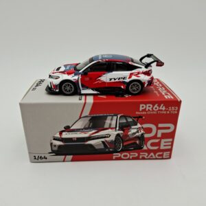 POP RACE 1:64 HONDA CIVIC TYPE R TCR  NOVEDAD