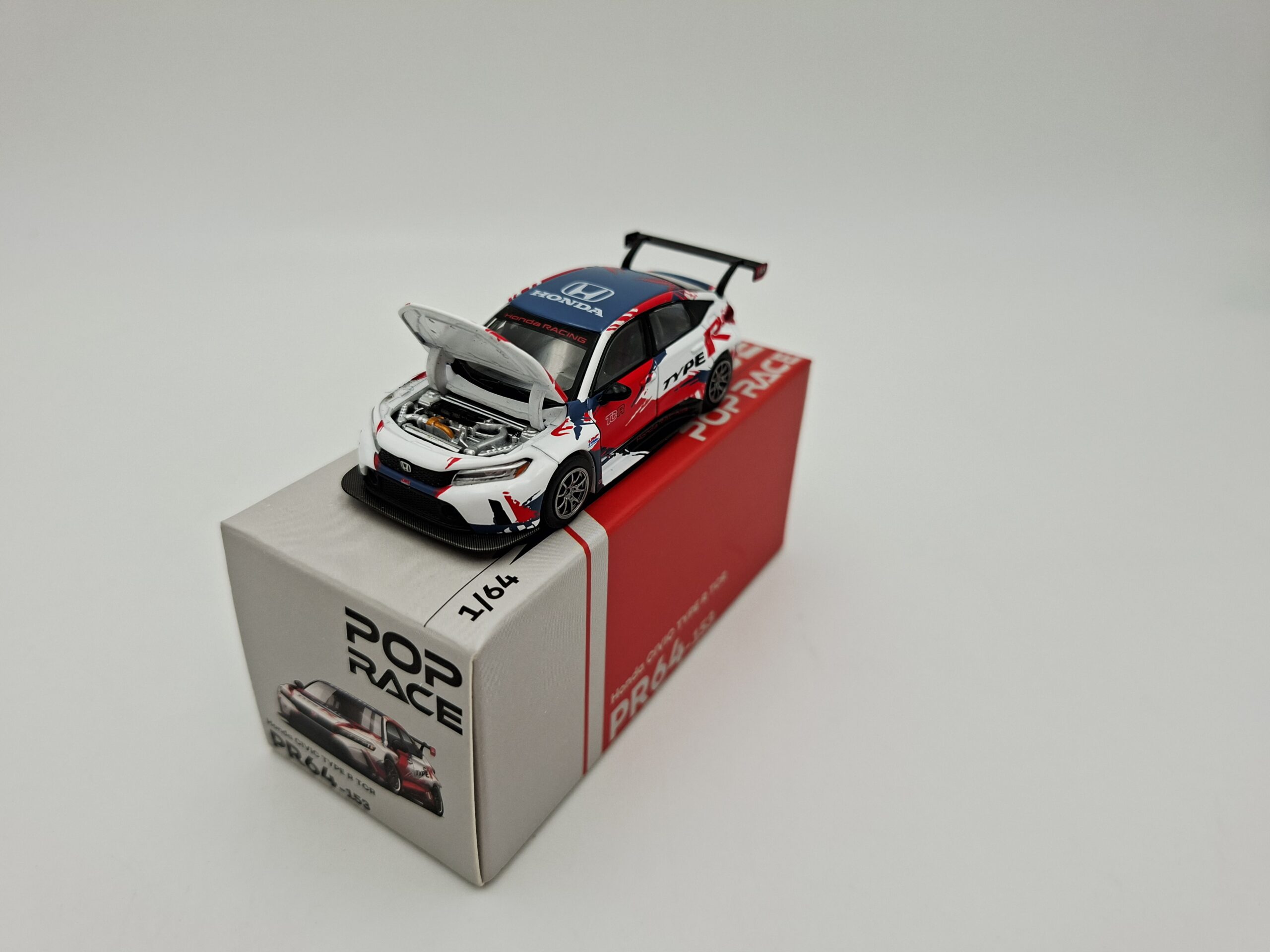 POP RACE 1:64 HONDA CIVIC TYPE R TCR NOVEDAD - Image 2