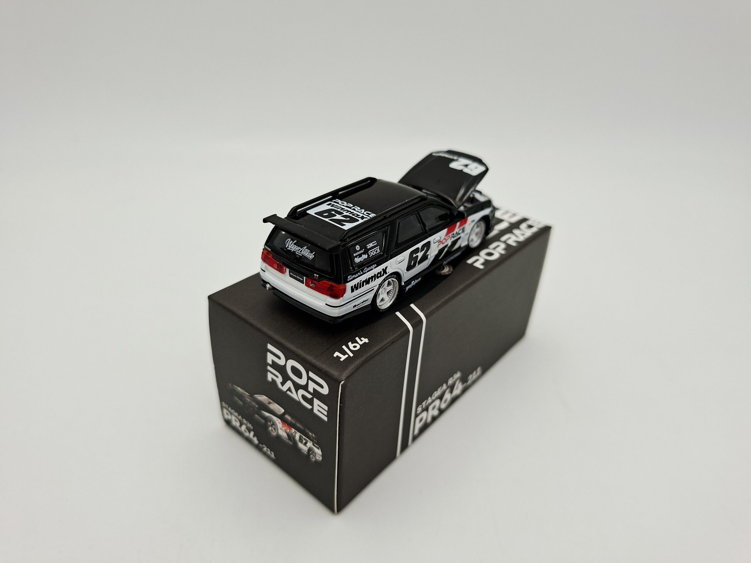 POP RACE 1:64 NISSAN STAGEA R34 SIMONS GARAGE NOVEDAD - Image 3