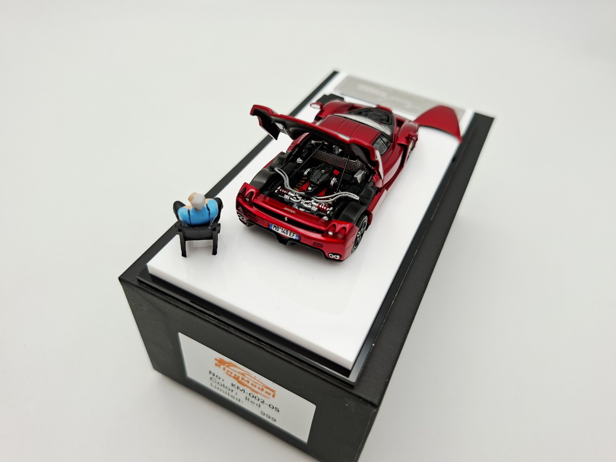 KING MODEL 1:64 FERRARI ENZO METALLIC RED - Image 3