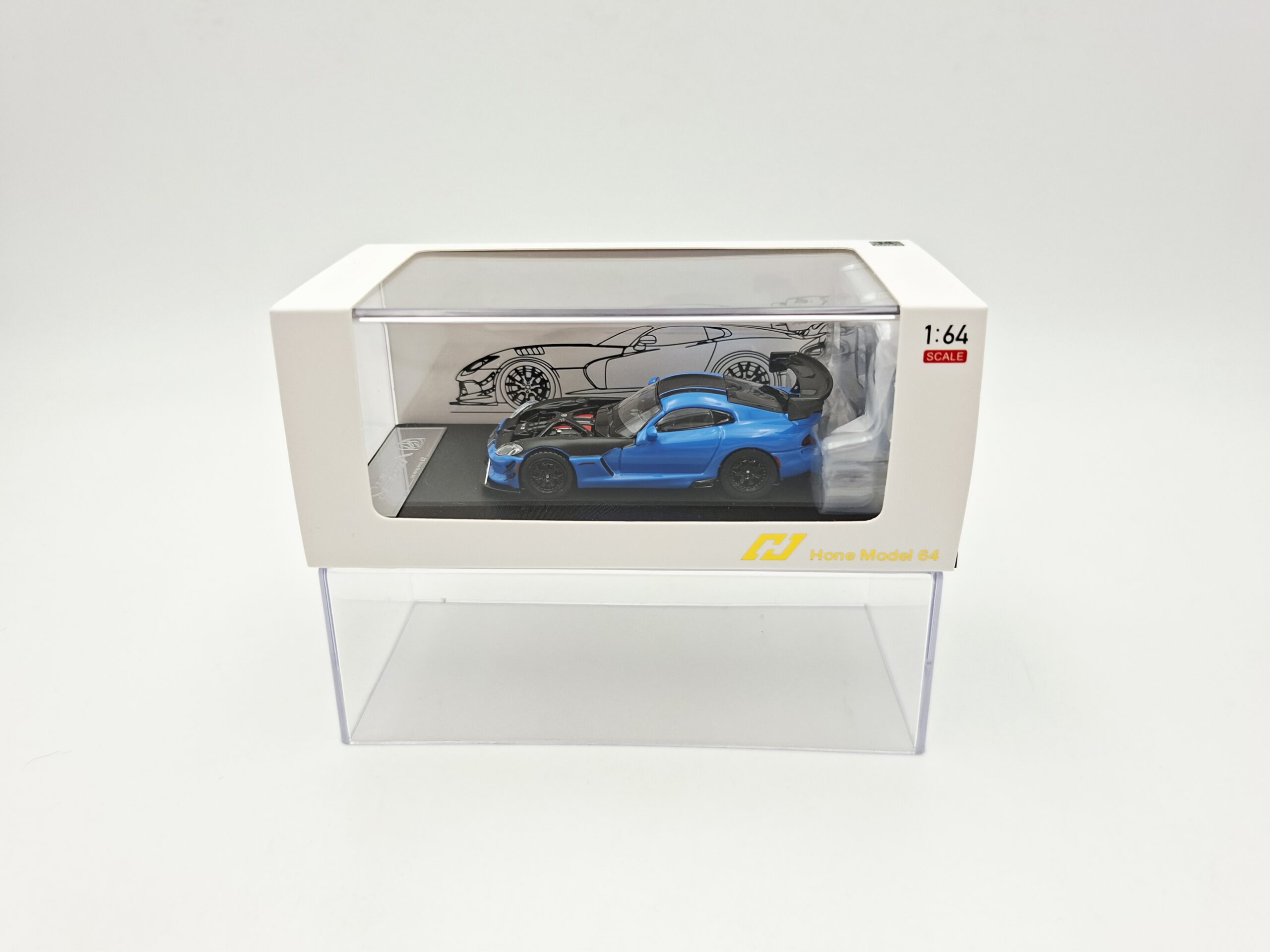HONE MODEL 1:64 DODGE VIPER ACR BLUE NOVEDAD
