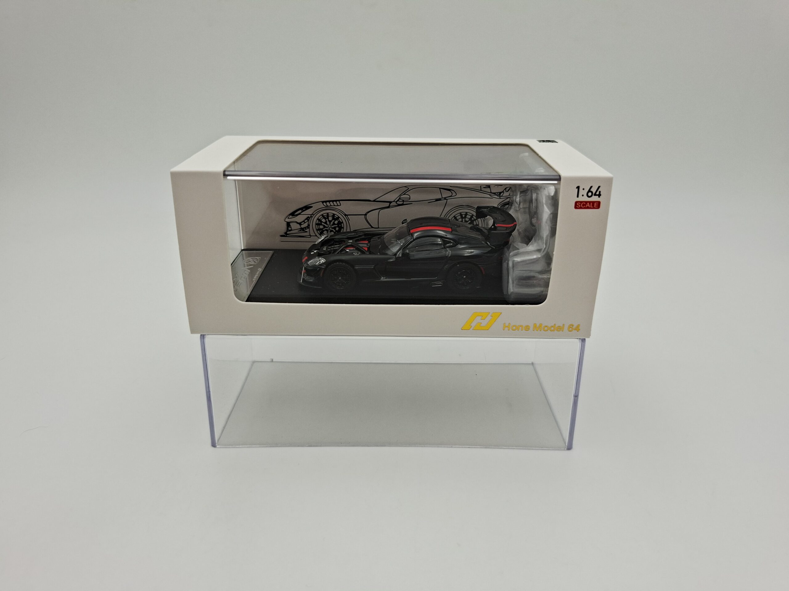 HONE MODEL 1:64 DODGE VIPER ACR BLACK NOVEDAD - Image 2