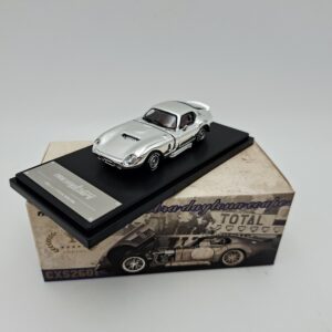 FINE WORKS64 1:64 SHELBY DAYTONA CHROME SILVER  NOVEDAD