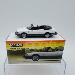 TARMAC WORKS 1:64 SAAB 900 TURBO CONVERTIBLE WHITE