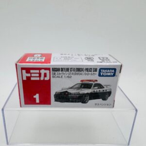 TOMICA 1:64 NISSAN GTR R34 POLICE CAR  NOVEDAD