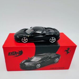 BBR 1:64 FERRARI 296 GTB NERO DAYTONA  NOVEDAD
